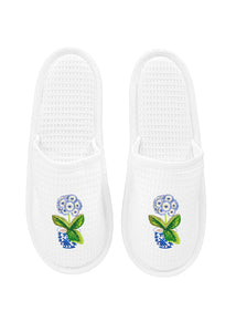 Slippers White Waffle