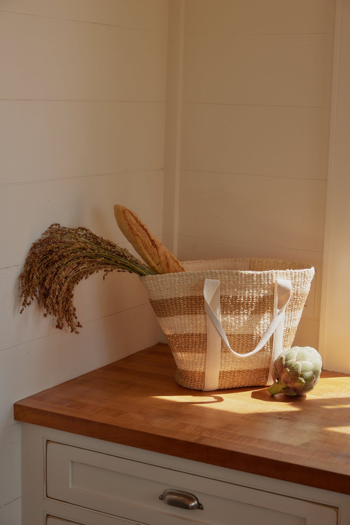 Merritt Woven Straw Tote