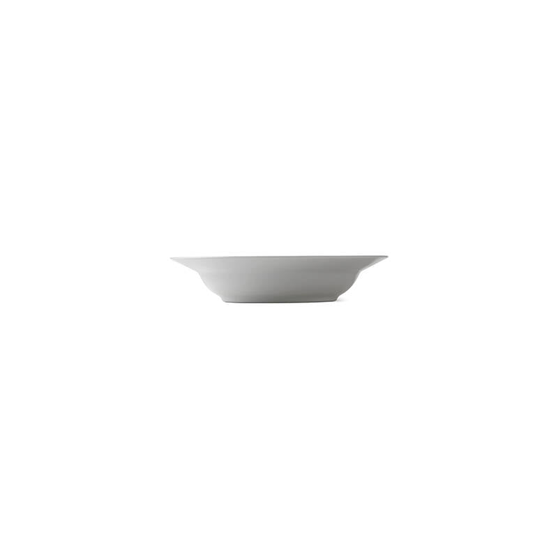 White Fluted Rim Soup Bowl 8.25"