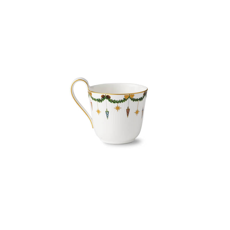 Star Fluted High Handle Mug 11 oz