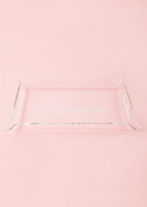 Plastic Acrylic Personalized Tray