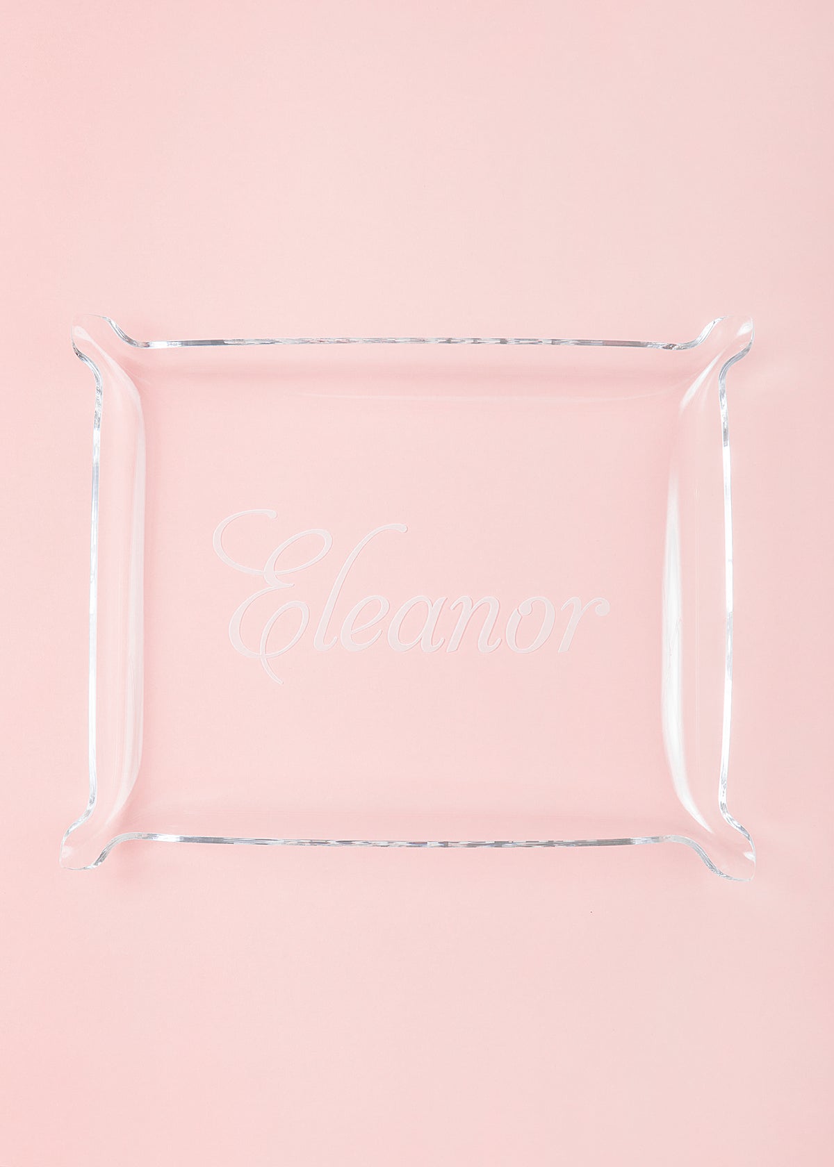 Plastic Acrylic Personalized Tray