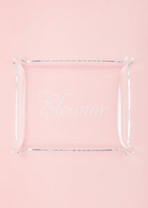 Plastic Acrylic Personalized Tray