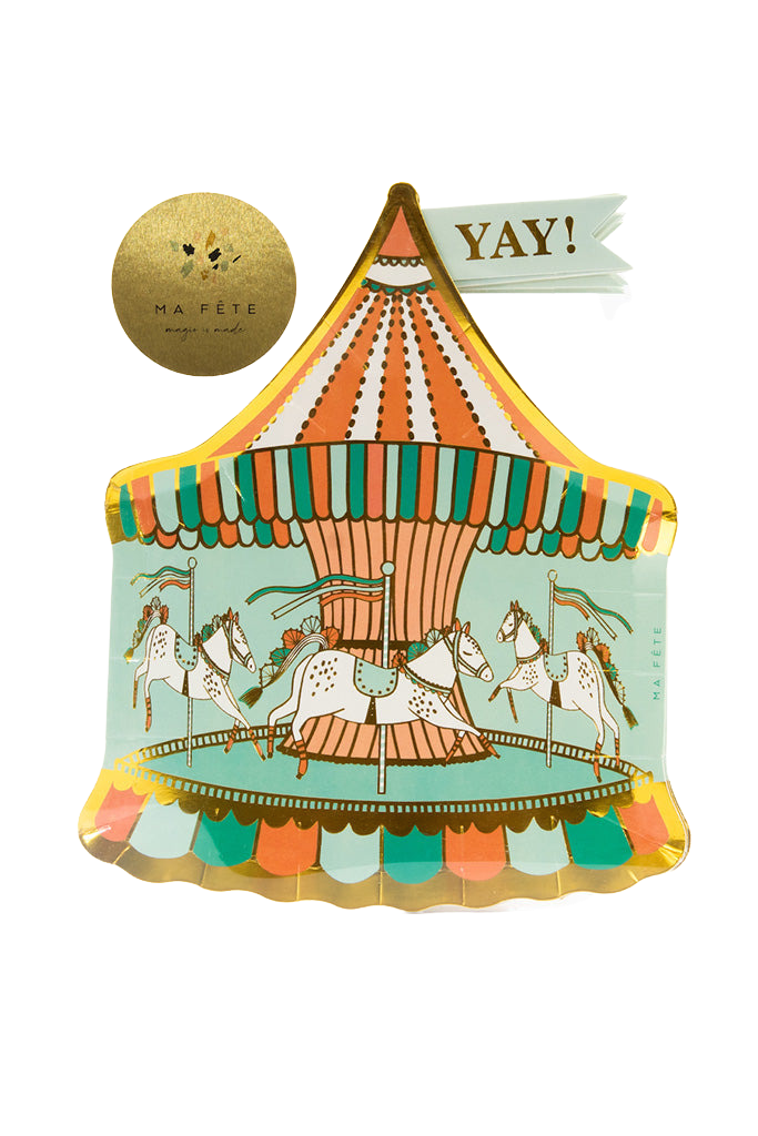 Fun Fair Carousel Plate