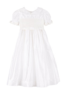 MaryBella Smocked Silk Dress