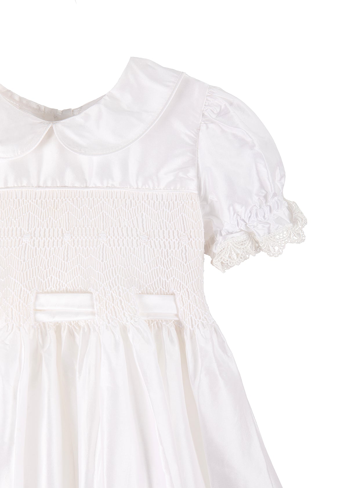 MaryBella Smocked Silk Dress