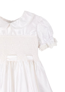 MaryBella Smocked Silk Dress