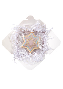 Menorah & Star of David Sugar Cookies, Set of 6