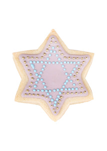 Menorah & Star of David Sugar Cookies, Set of 6