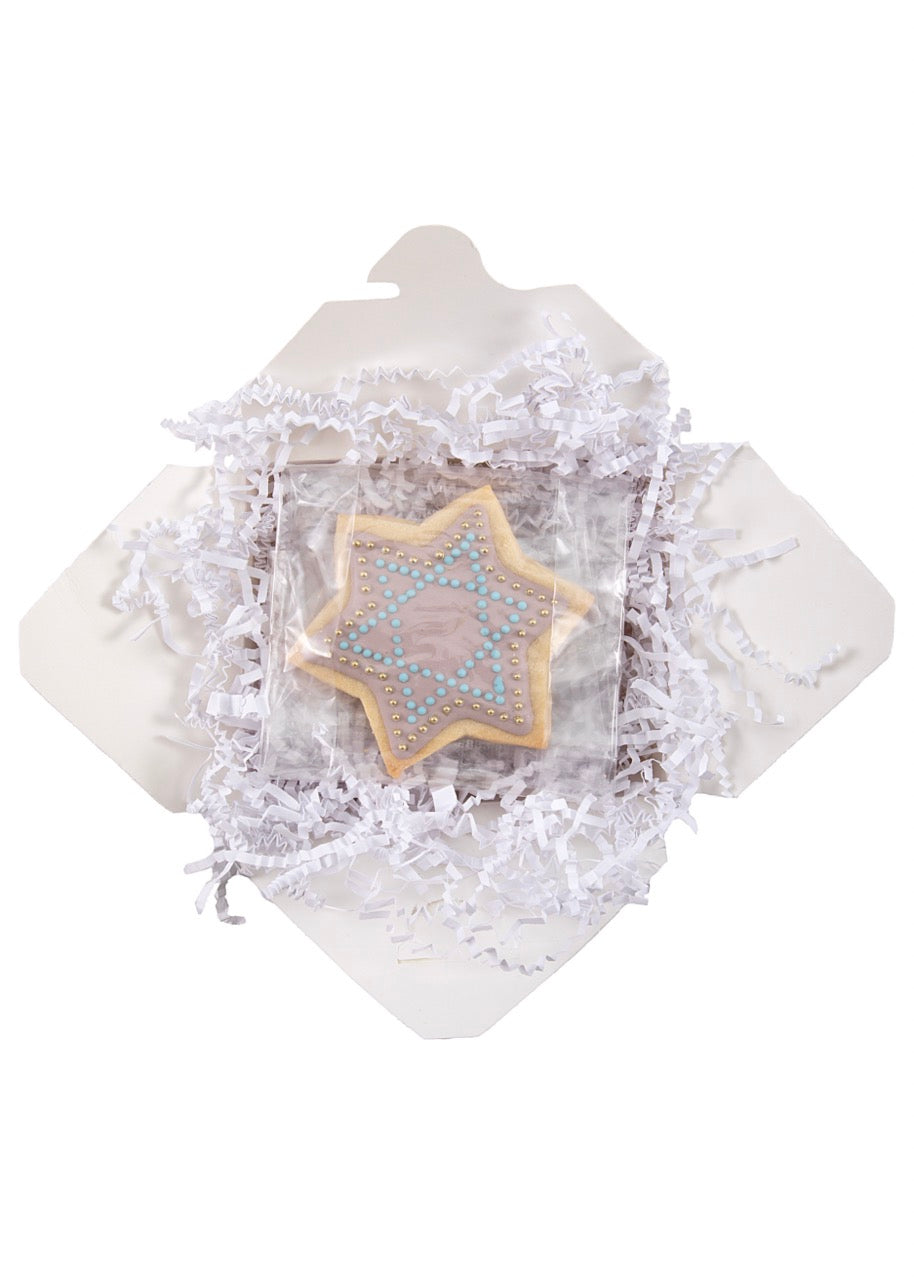 Menorah & Star of David Sugar Cookies, Set of 6