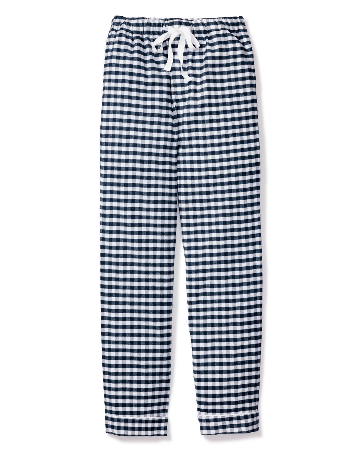 Men’s Navy Gingham Twill Pants