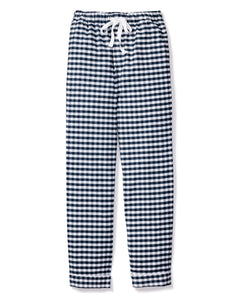 Men’s Navy Gingham Twill Pants