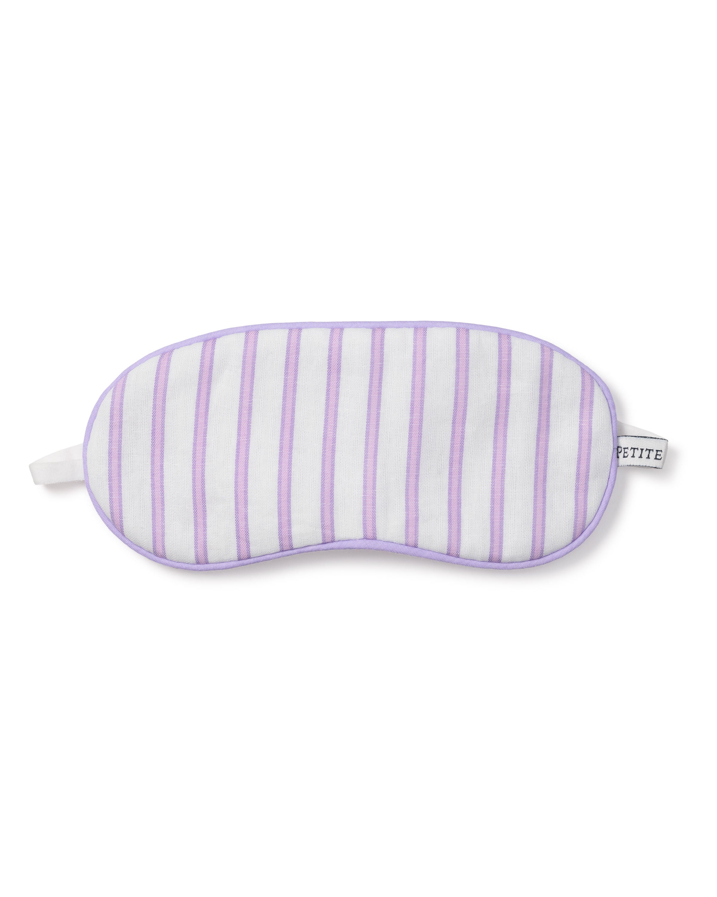 Children’s Lavender French Ticking Traditional Sleep Mask