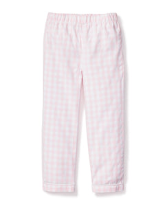 Children’s Pink Gingham Pajama Pants