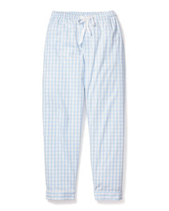 Men’s Light Blue Gingham Pants