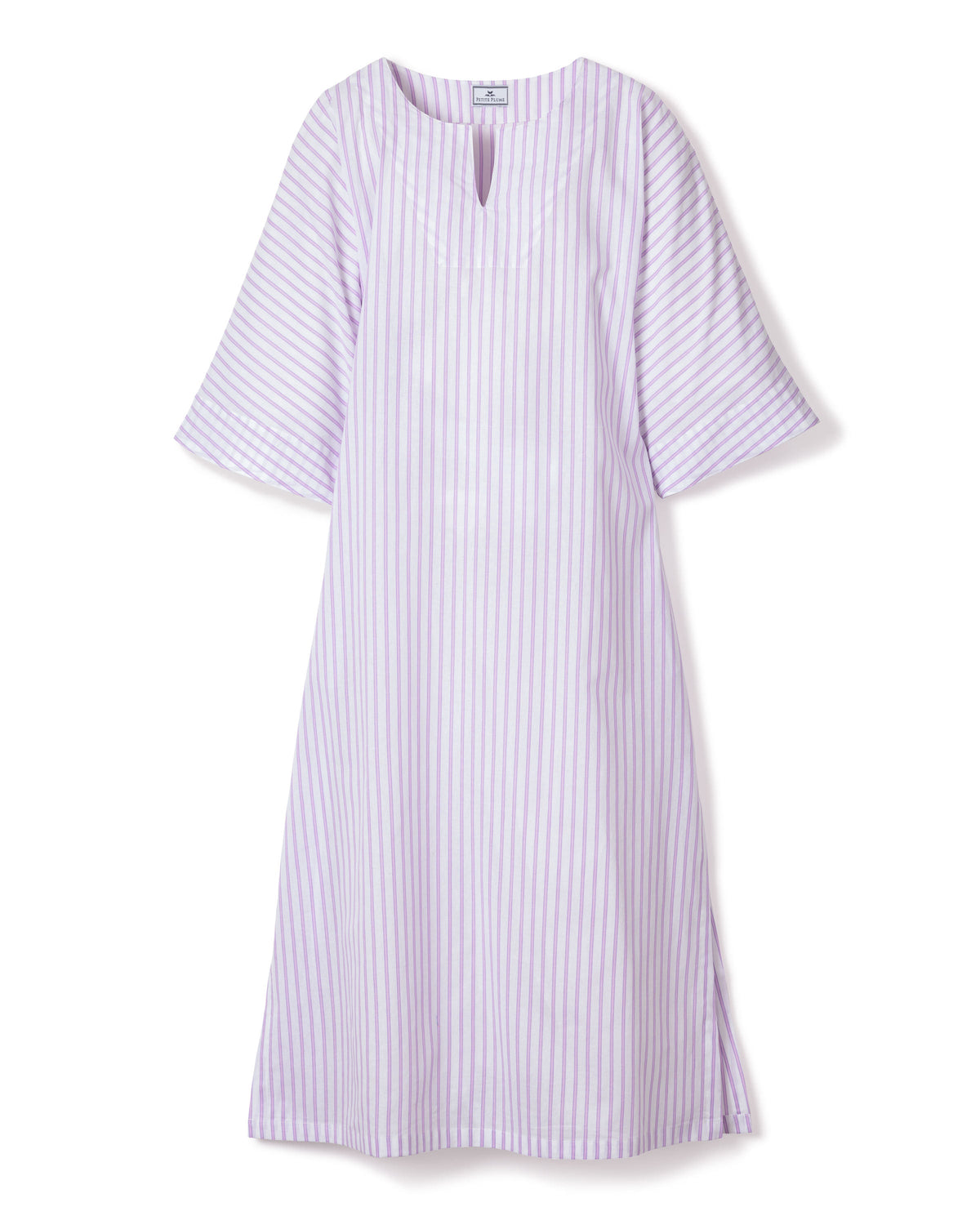 Women’s Lavender French Ticking Caftan