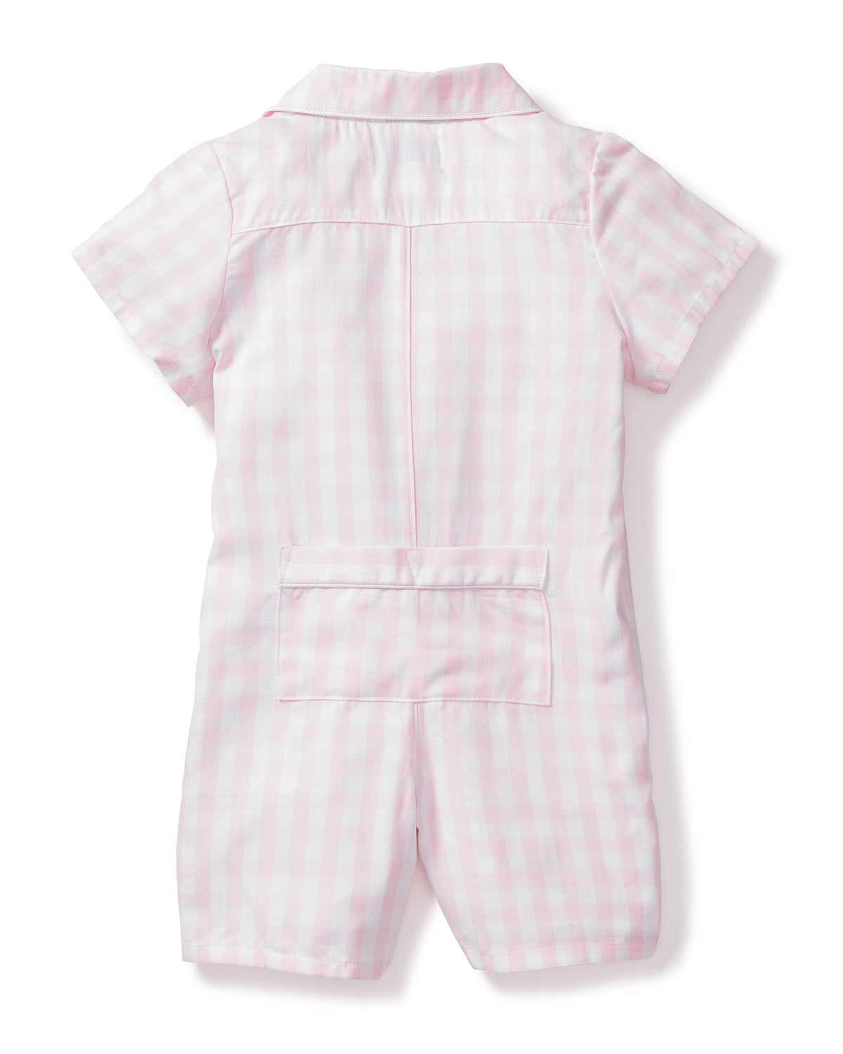 Children’s Pink Gingham Summer Romper