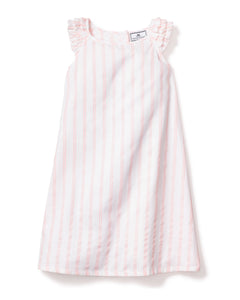 Children’s Pink and White Stripe Amelie Nightgown