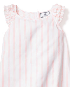 Children’s Pink and White Stripe Amelie Nightgown