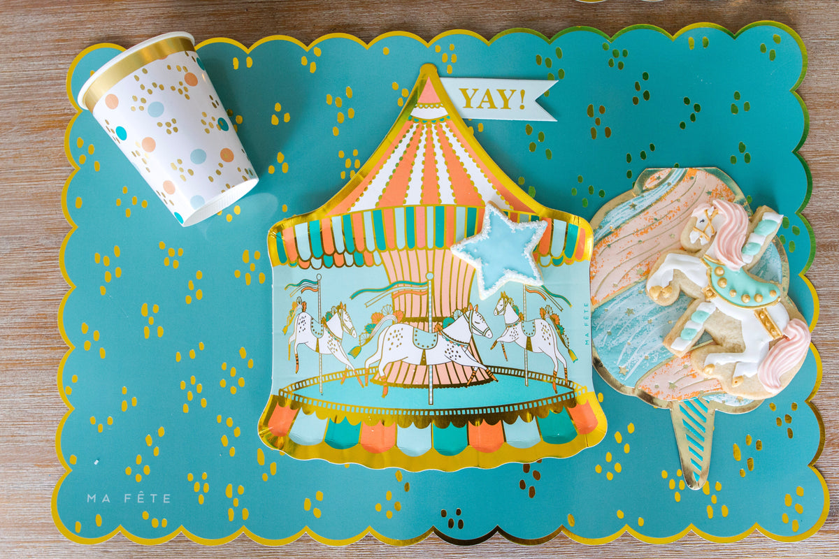 Fun Fair Carousel Plate