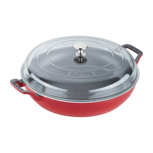 Cast Iron Braiser With Glass Lid