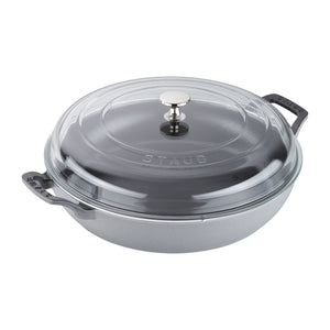 Cast Iron Braiser With Glass Lid