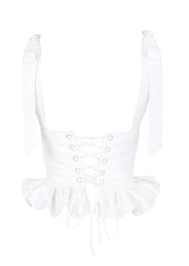 The Antoinette Corset In White