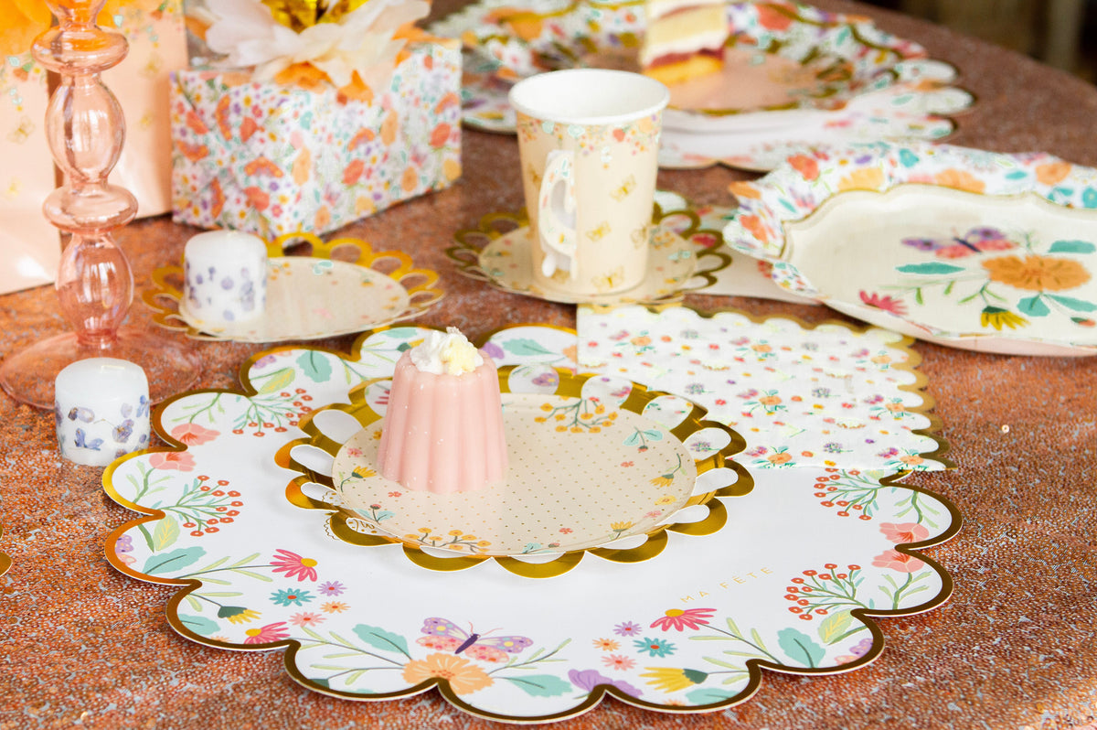 Tea Party Dessert Plates