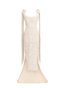 Celestia Beaded Lace Dress