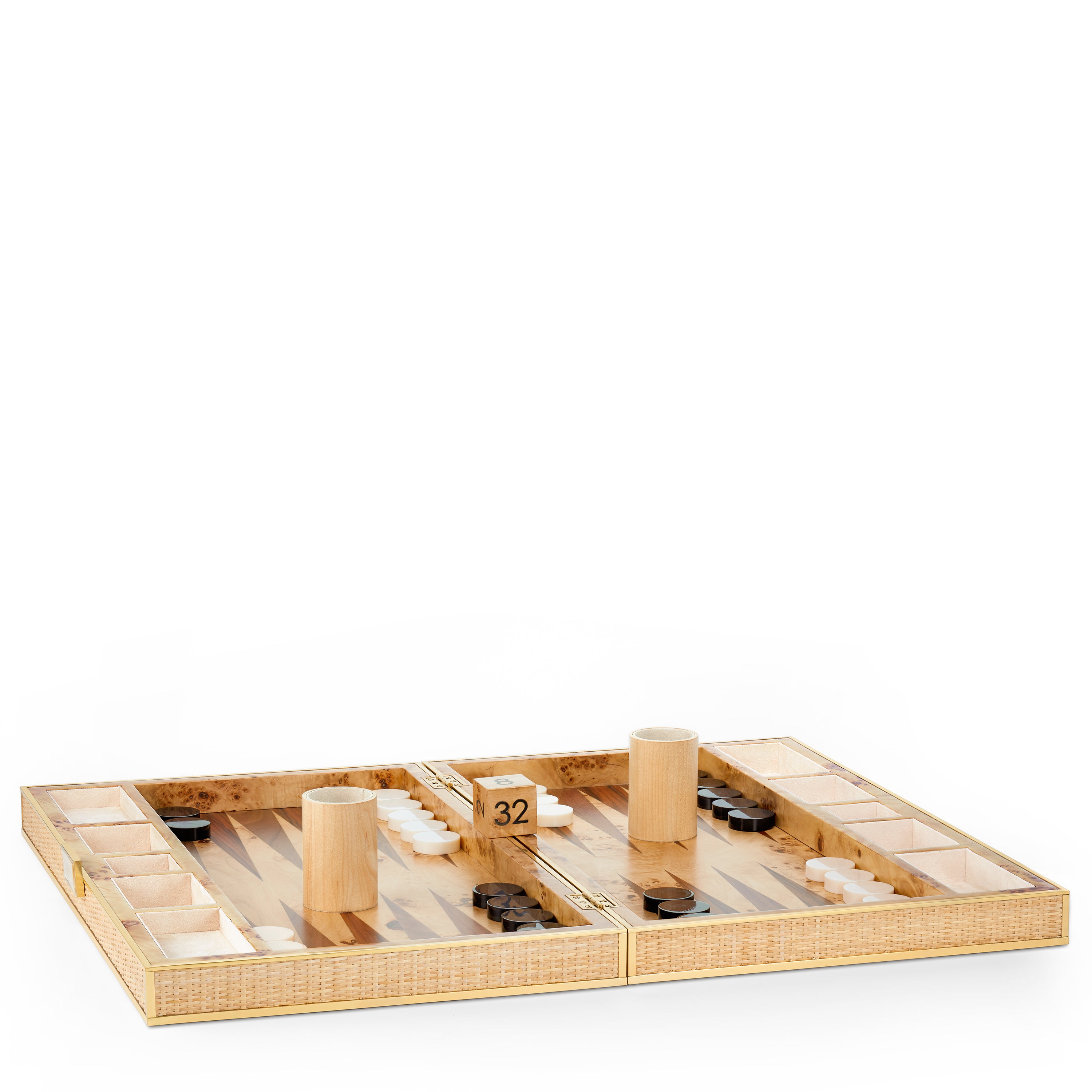 Cane Backgammon Set