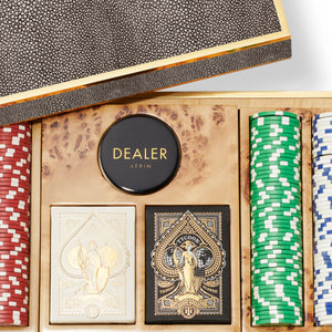 Shagreen Poker Set