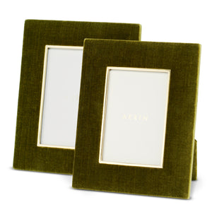 Valentina Velvet Frame, Moss