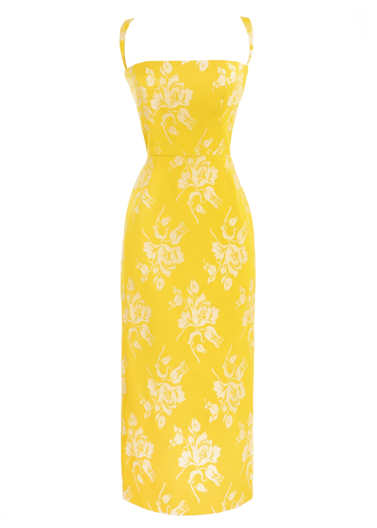 Alexandra Dress in Yellow Floral