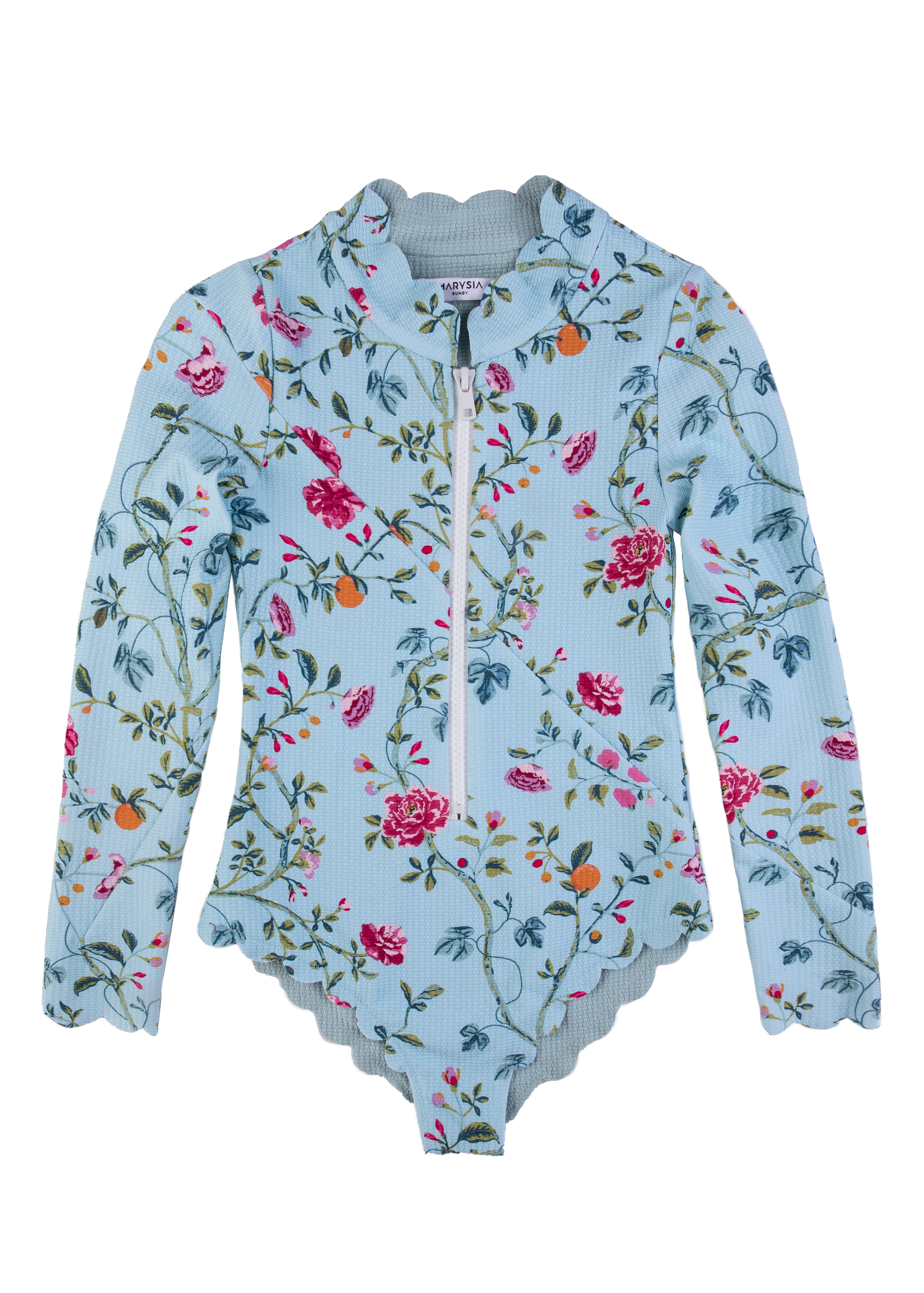 Bumby North Sea Rashguard in Blue Floral