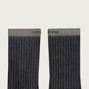 Silver Lines Socks