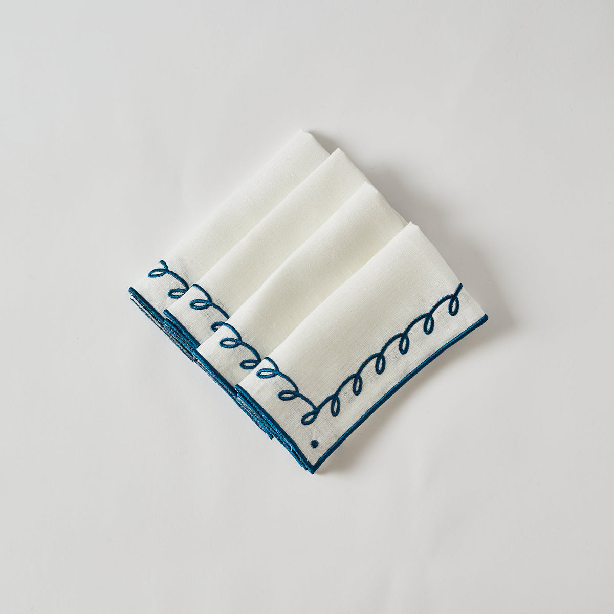 Oliver White Napkins, Set of 4