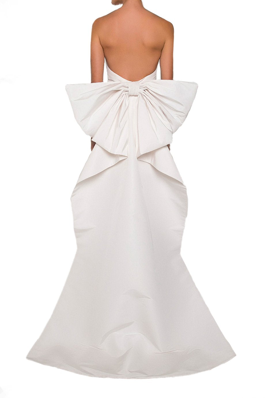 Bow Butterfly Gown in White