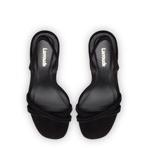 Annie Sandal In Black Suede