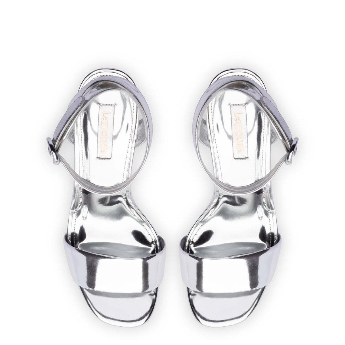 Dolly Sandal In Silver Specchio