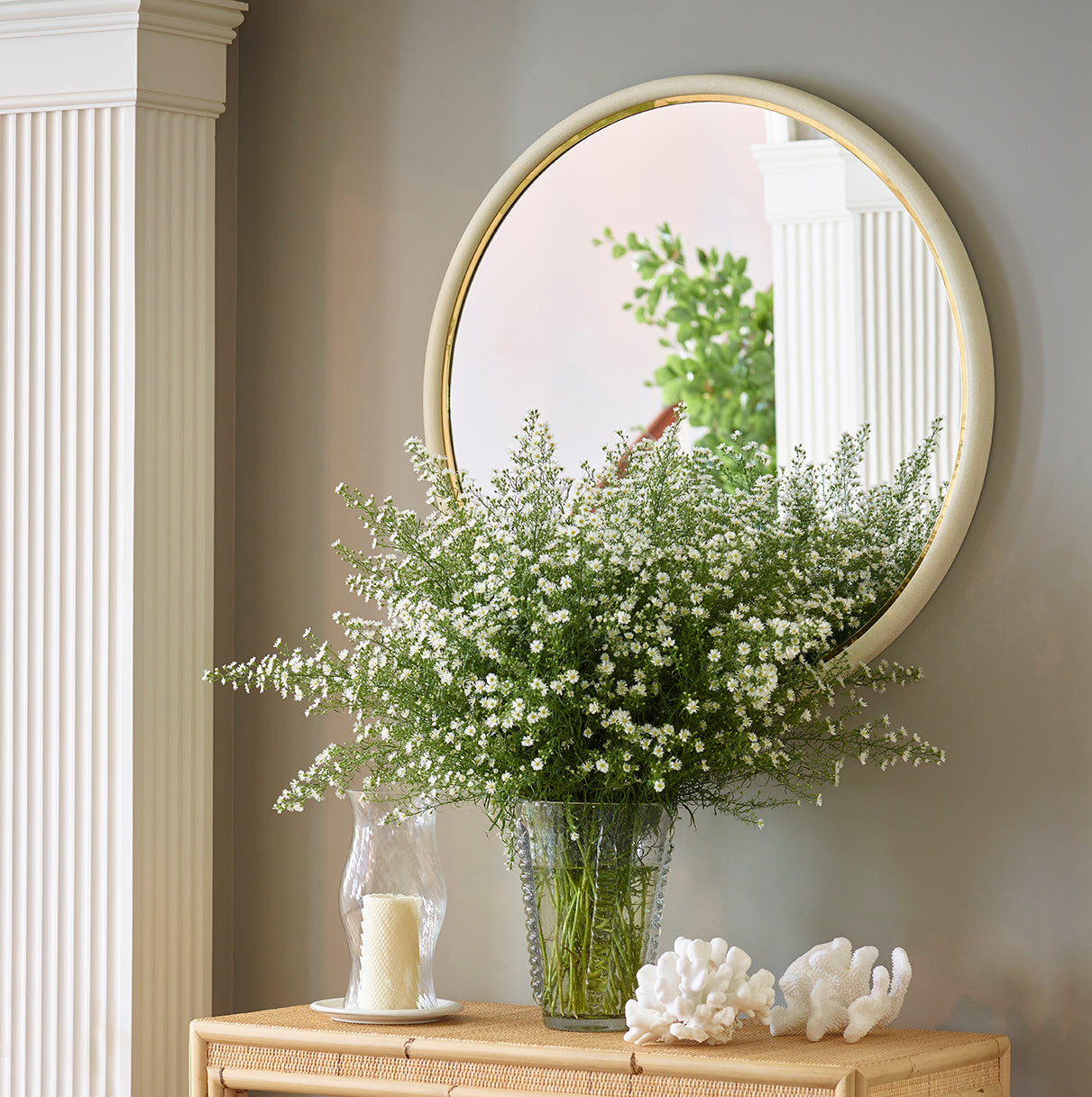 Aerin Shagreen Wall Mirror on Over The Moon