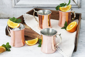 Vintage Inspired Cocktail Mugs Set