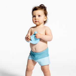 Boy's Pacific Blue Colorblock Brief