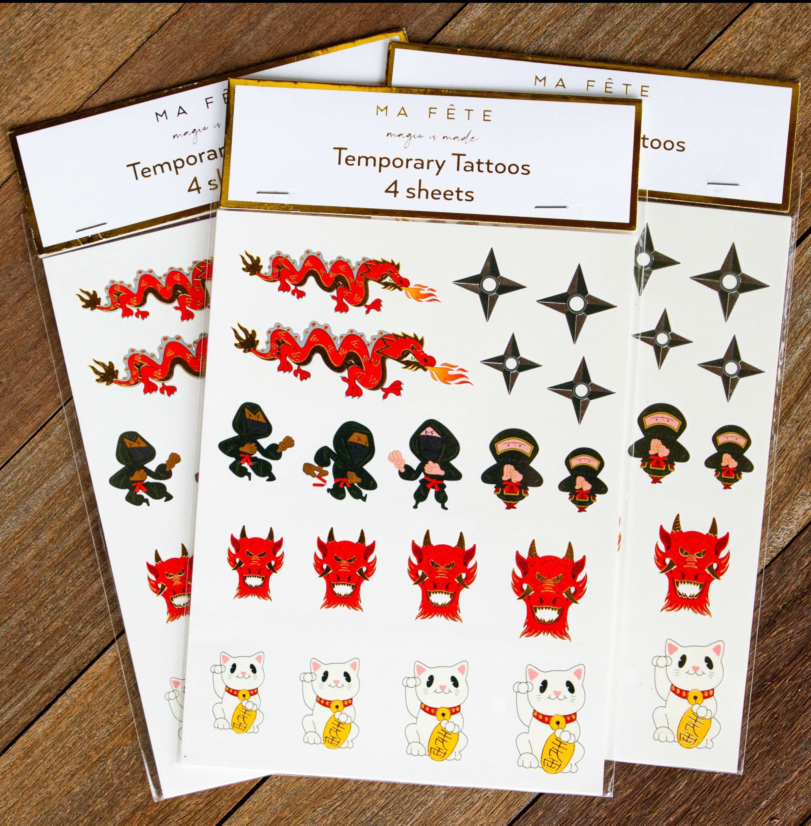 Ninja Temporary tattoos