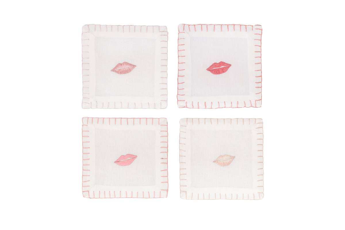 Beso Cocktail Napkins, Set of 4