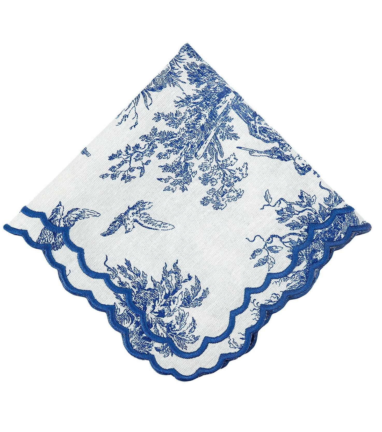 Elise Blue Toile Placemat and Napkin Set