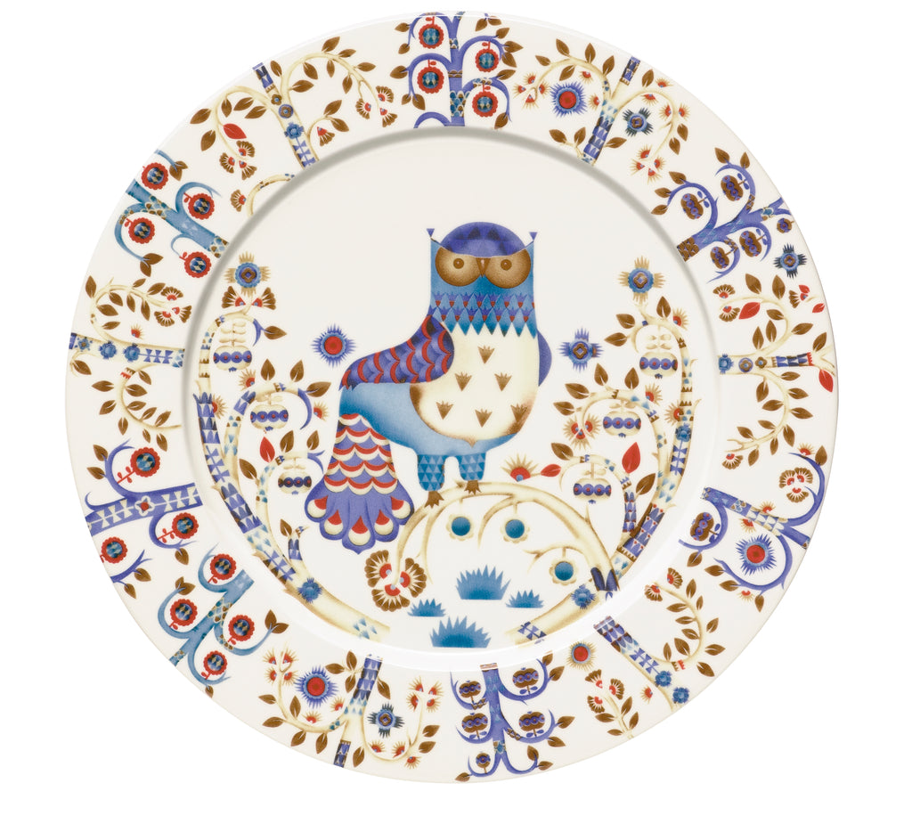 Taika Dinner Plate Flat 11.75" in White