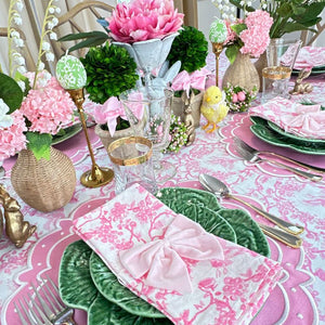 Pink Easter Tablecloth