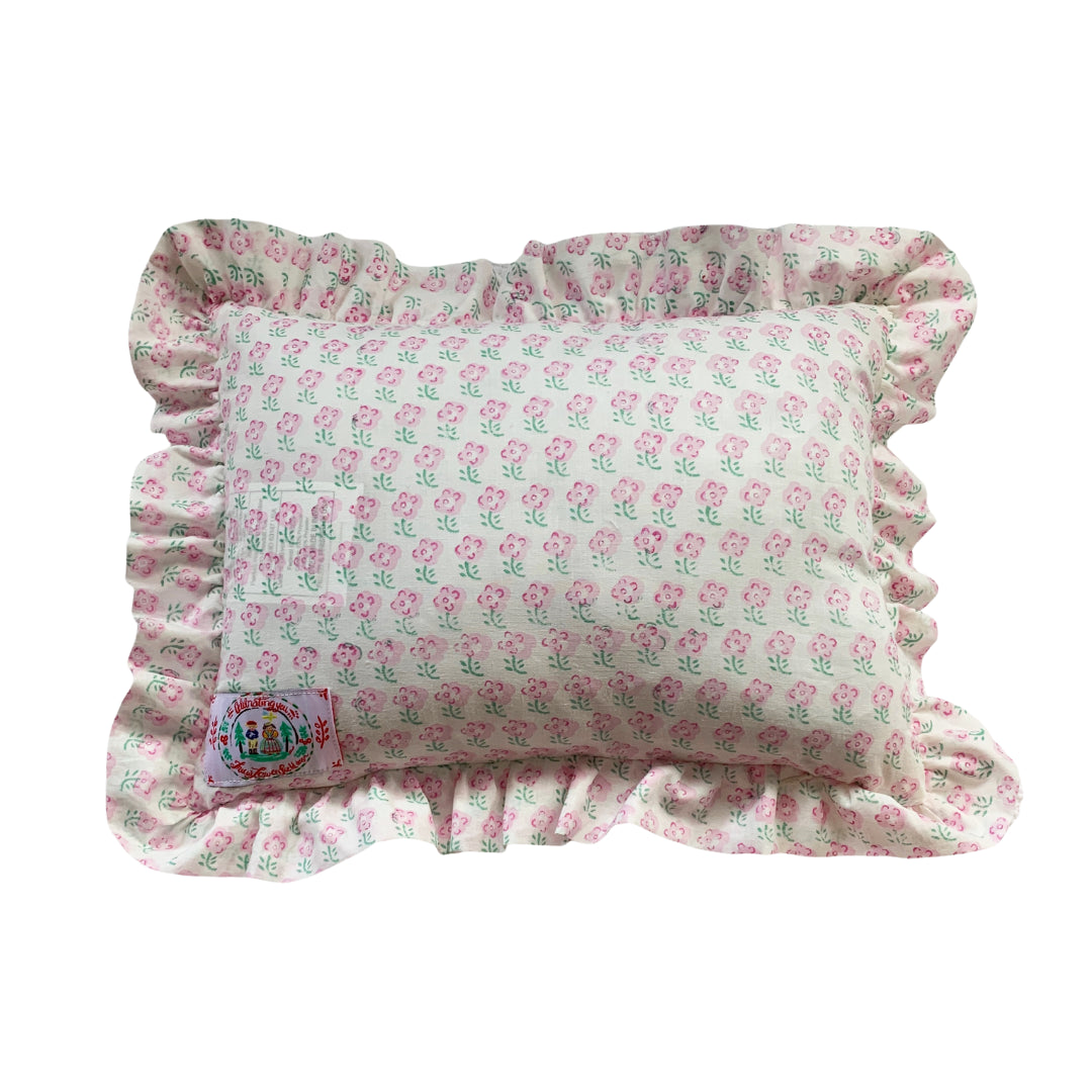 Love You So Rectangle Ruffle Pillow