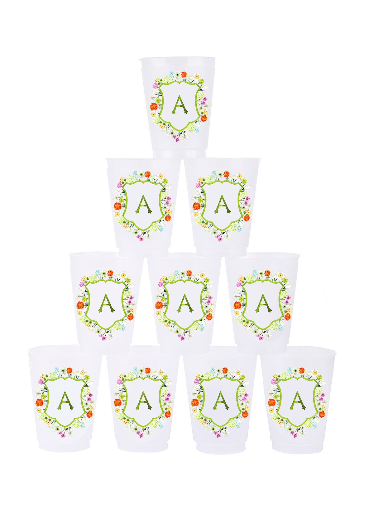 Personalized Crest Cups