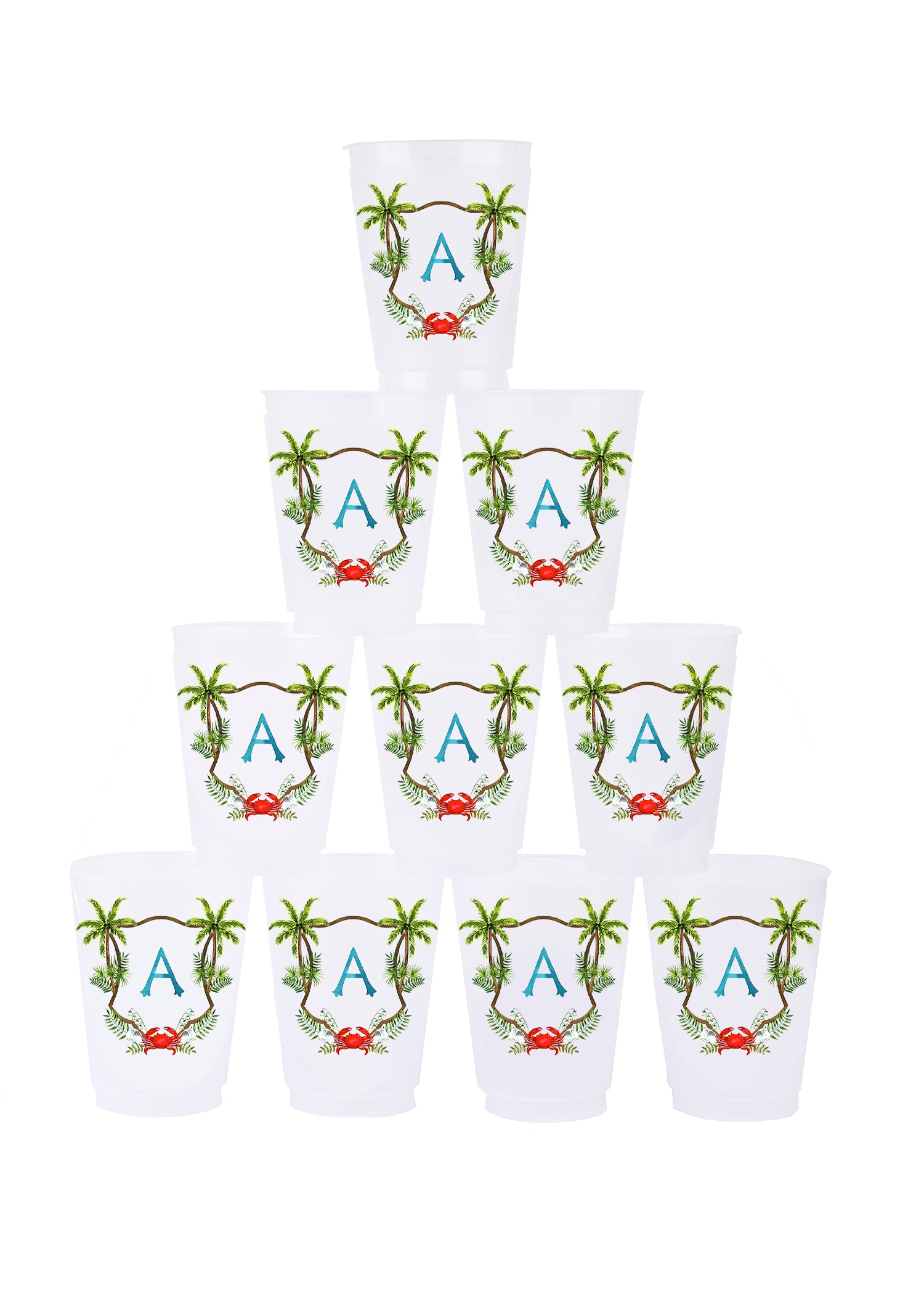 Personalized Crest Cups